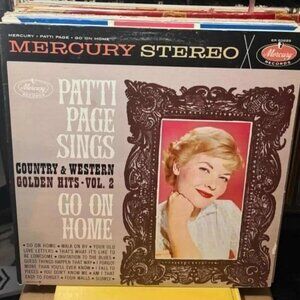 Patti Page - Patti Page Sings Country & Western Go On Home 33rpm VG+ AB111